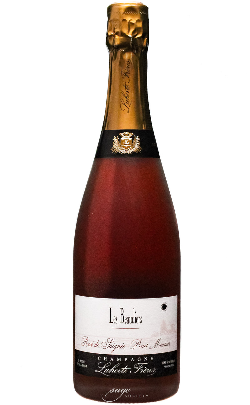 2016 Laherte Frères Champagne Rosé de Saignée Extra Brut Les Beaudiers