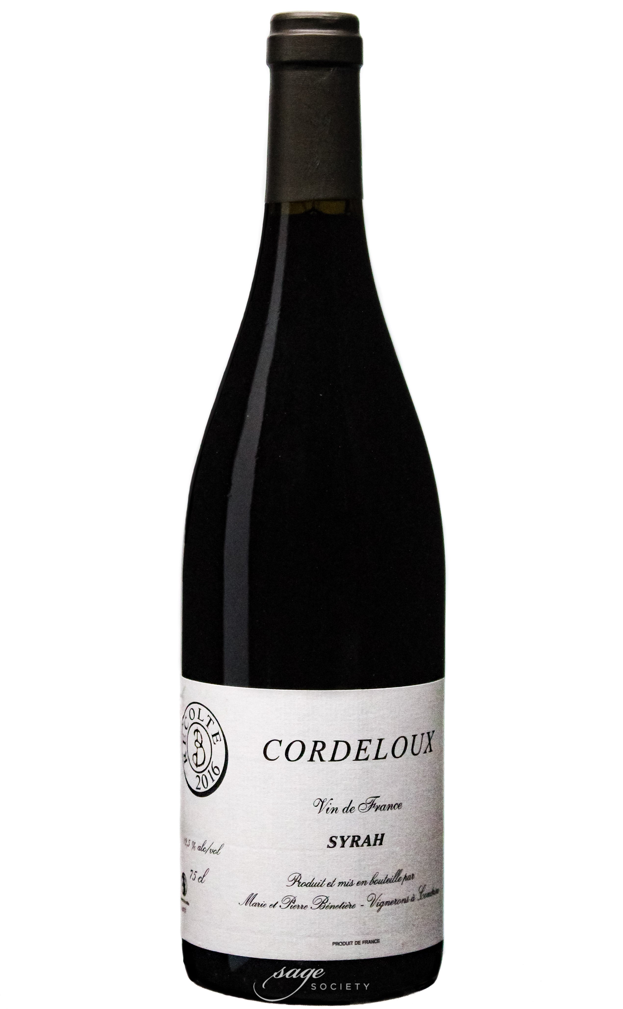 2016 Marie et Pierre Bénetière Côte-Rôtie Cordeloux