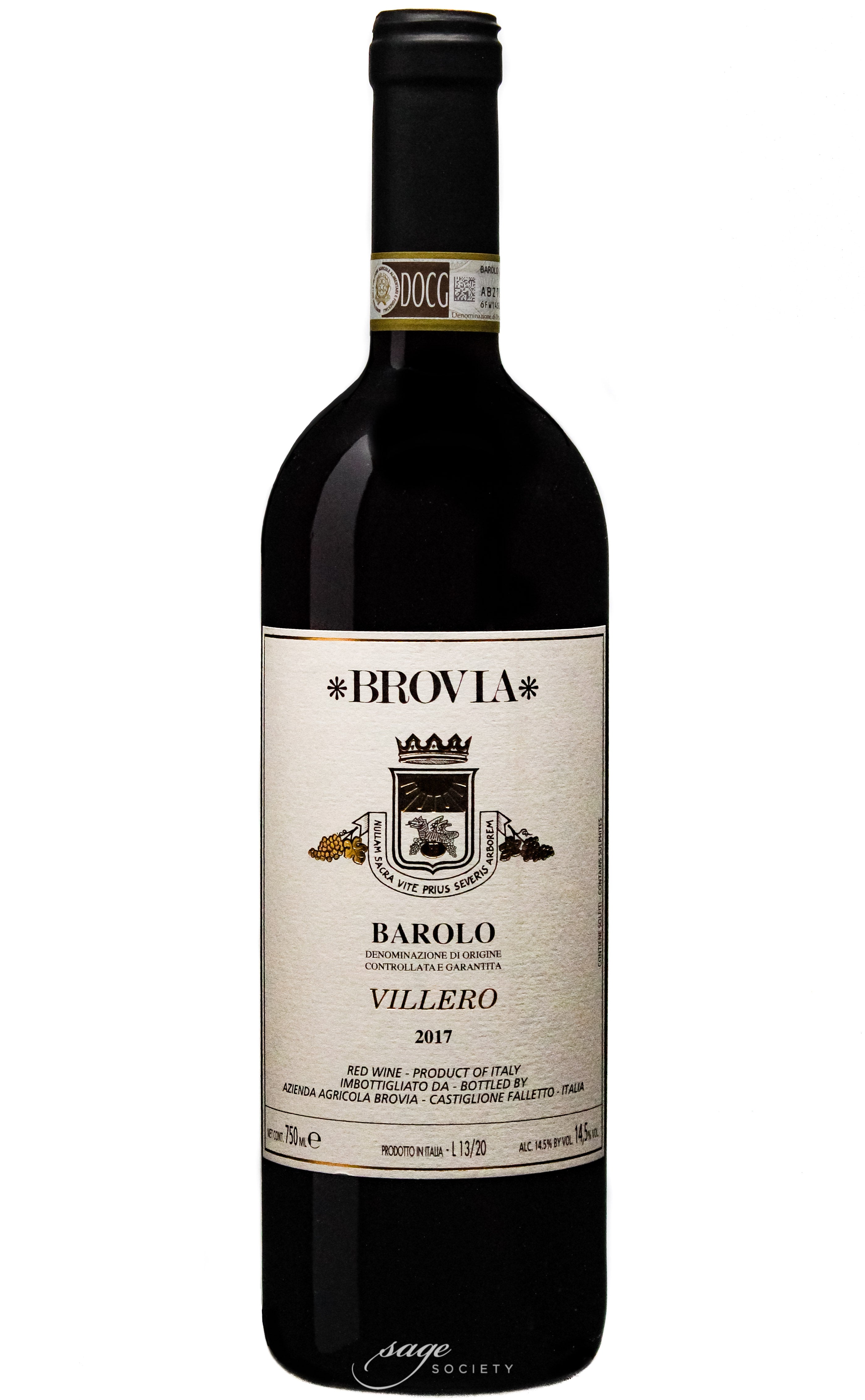 2017 Fratelli Brovia Barolo Villero