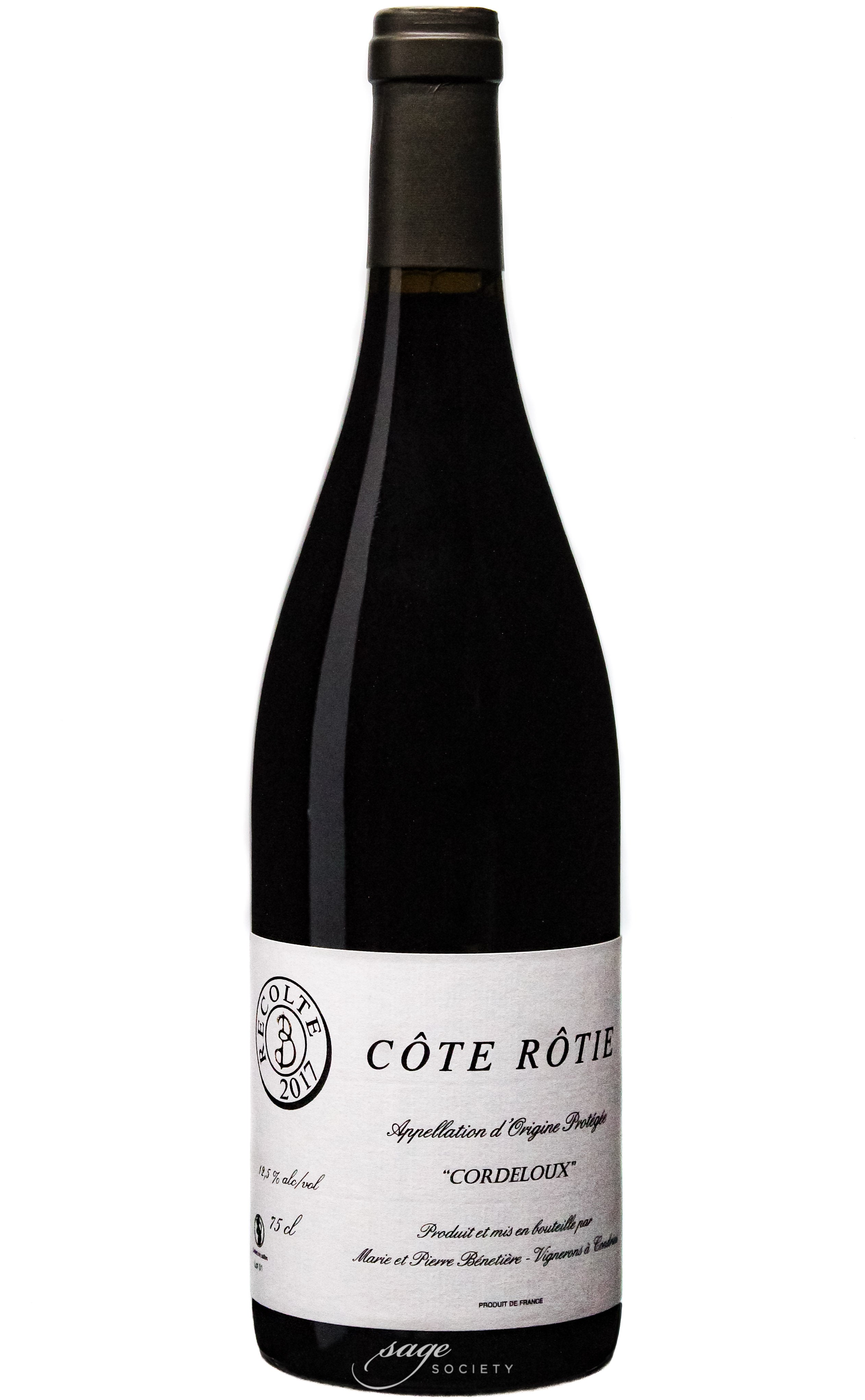 2017 Marie et Pierre Bénetière Côte-Rôtie Cordeloux
