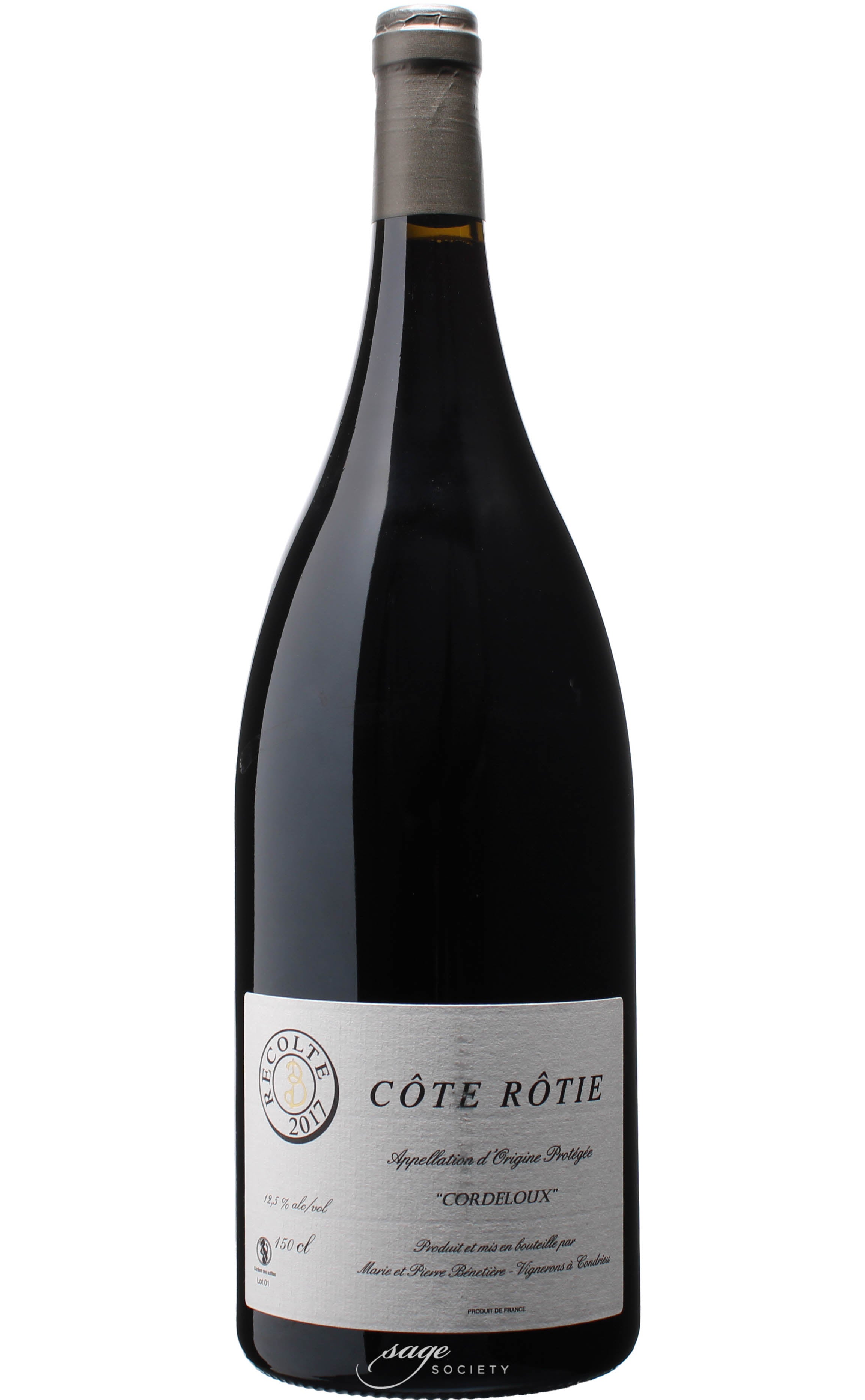 2017 Marie et Pierre Bénetière Côte-Rôtie Cordeloux 1.5L