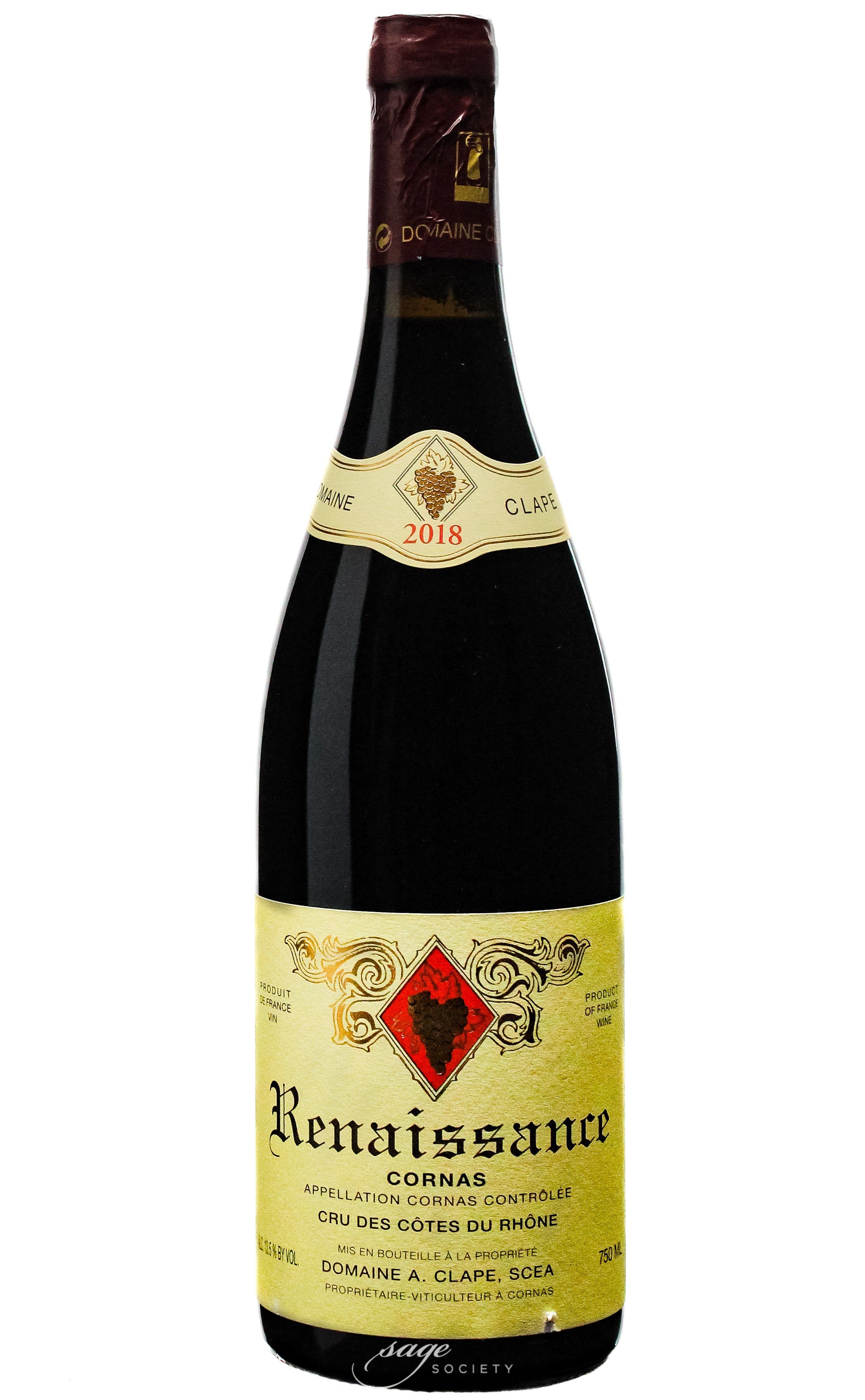 2018 Domaine Auguste Clape Cornas Renaissance