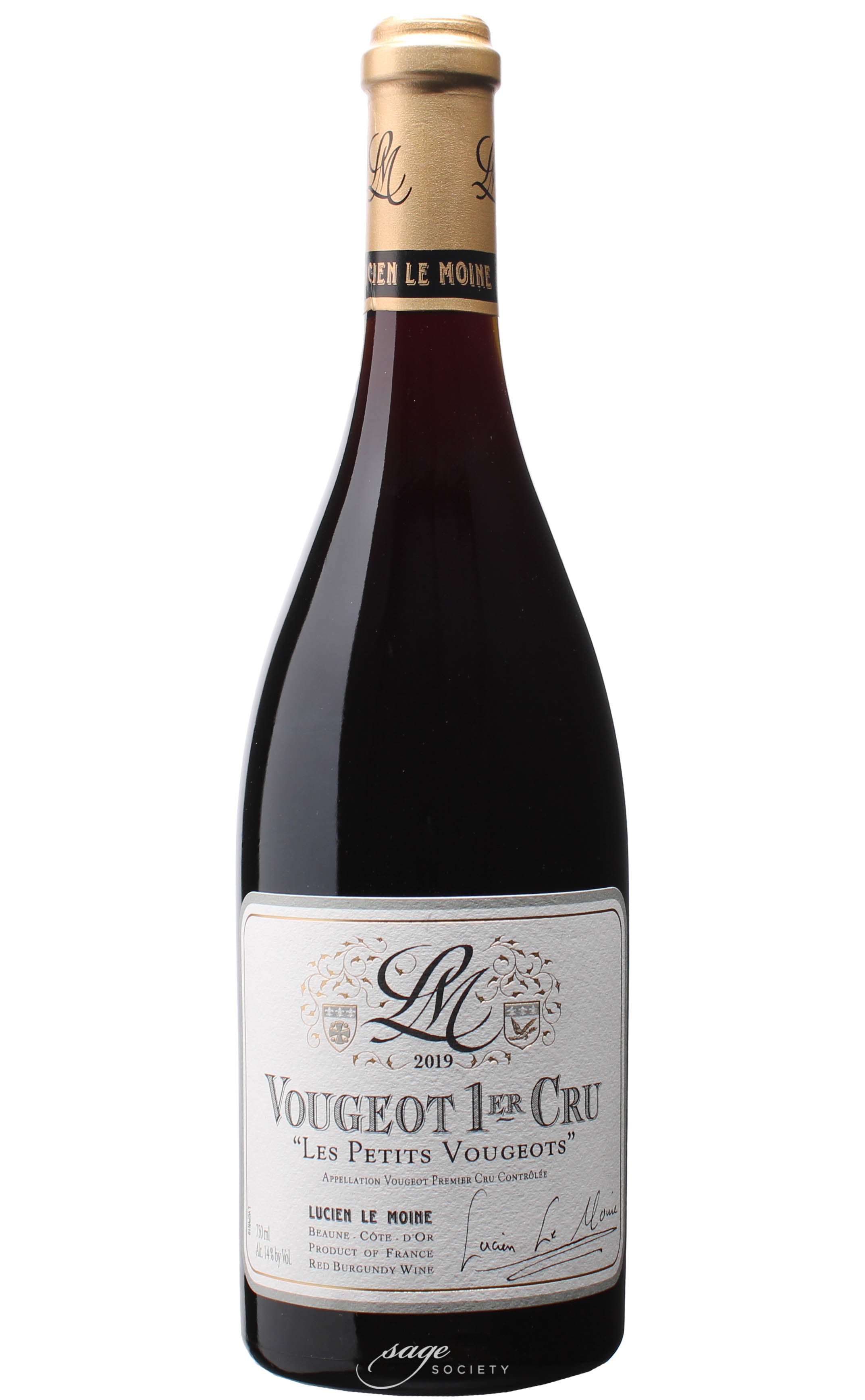 2019 Lucien Le Moine Vougeot 1er Cru Les Petits Vougeots