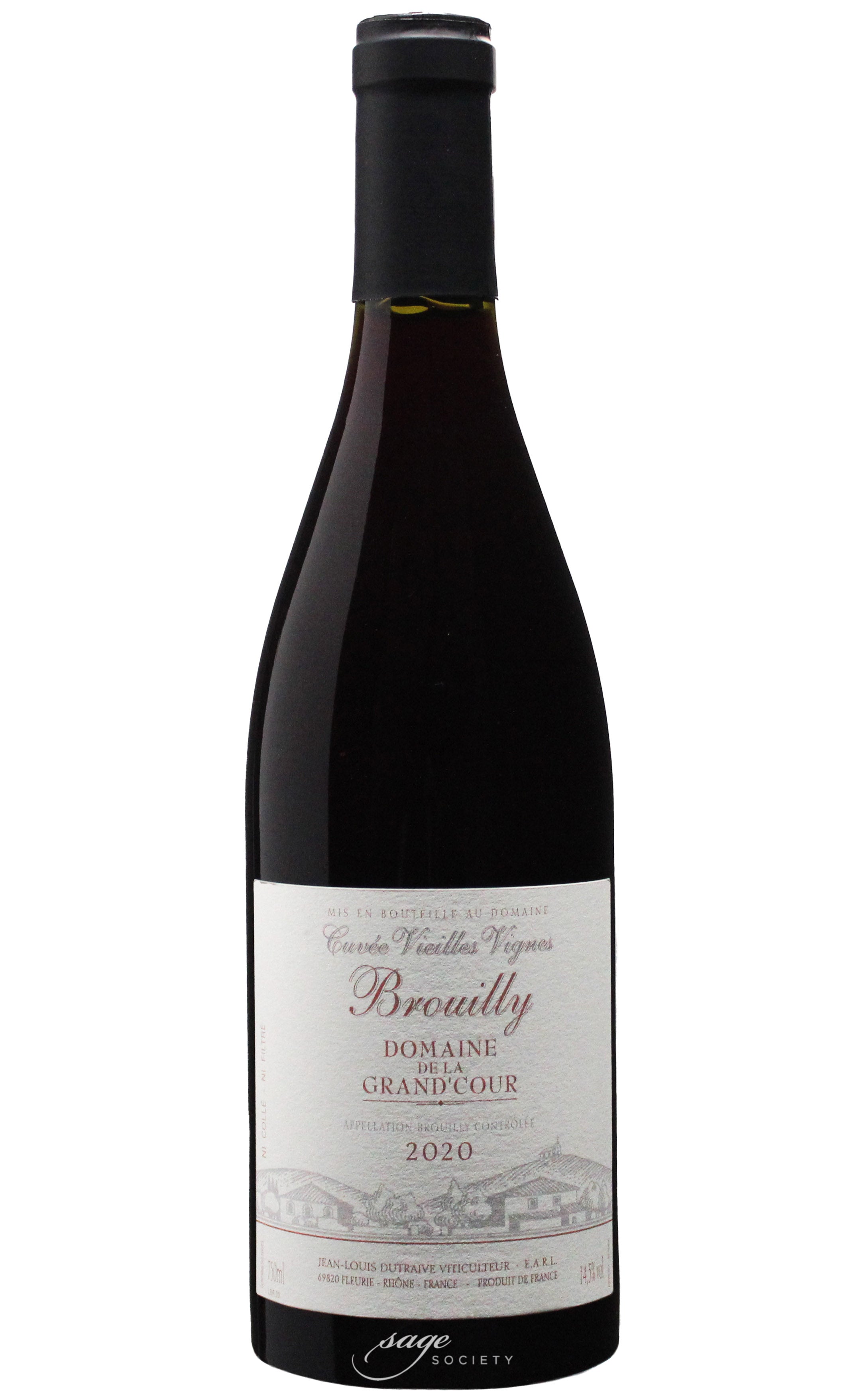 2020 Jean-Louis Dutraive (Domaine de la Grand'Cour) Brouilly Cuvée Vieilles Vignes