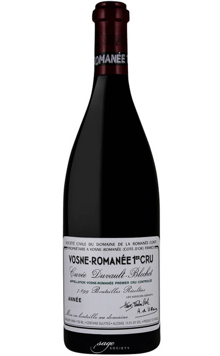 2019 Domaine de la Romanée-Conti Vosne-Romanée 1er Cru Cuvée Duvault-Blochet