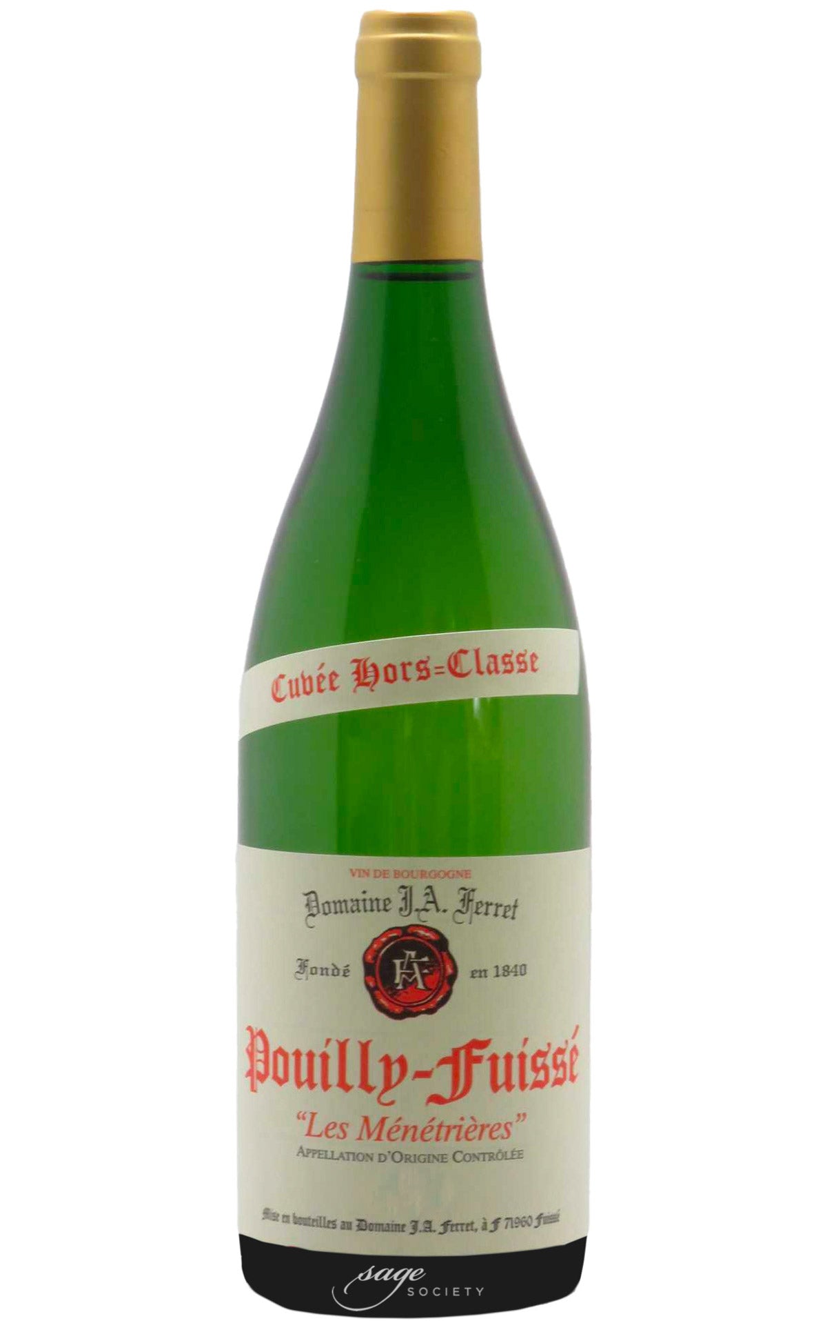 2020 J.A. Ferret Pouilly-Fuissé Les Ménétrières Cuvée Hors-Classe
