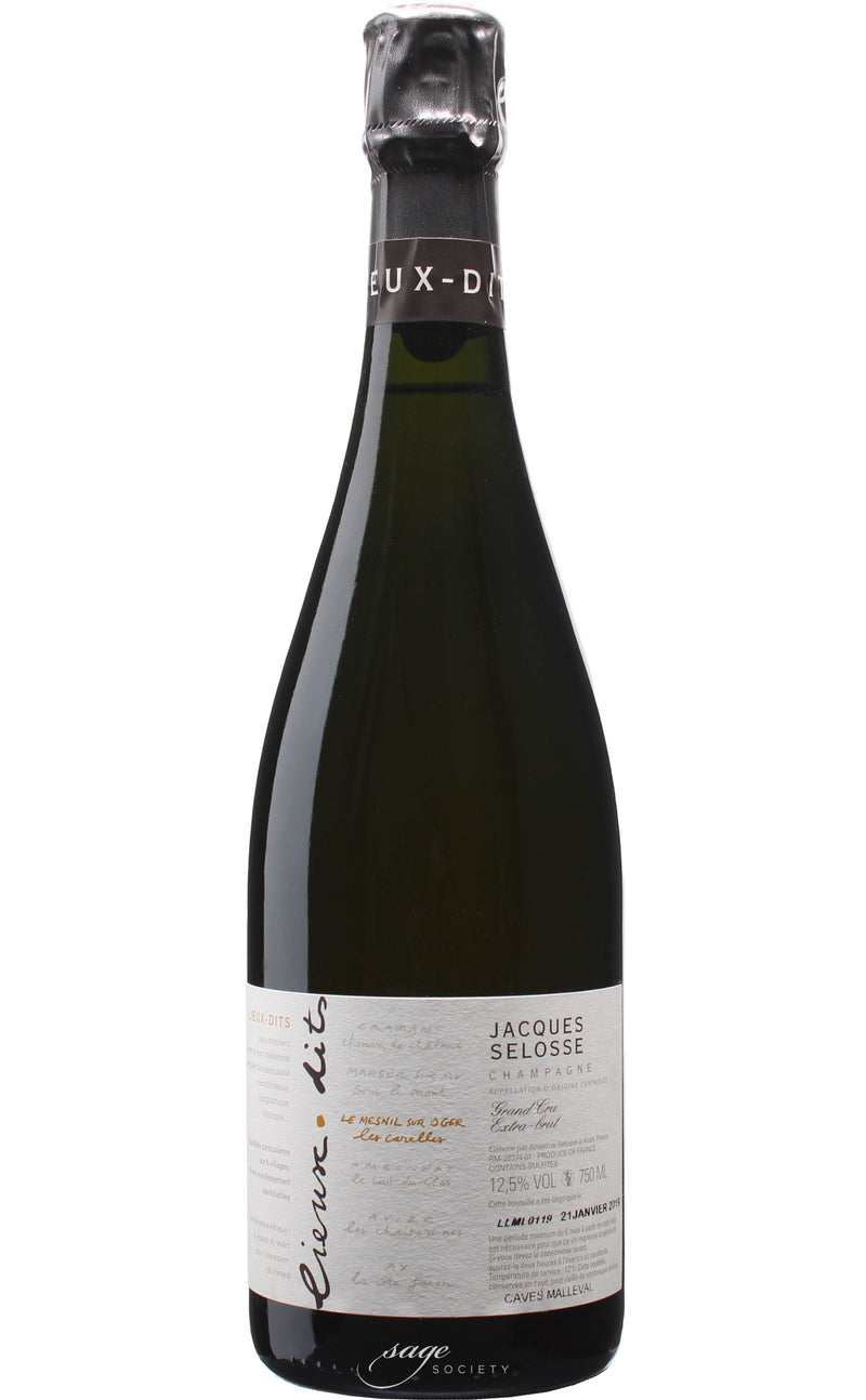 NV Jacques Selosse Champagne Grand Cru Lieux-dits Extra Brut Le Mesnil-sur-Oger Les Carelles [disg. 2019]