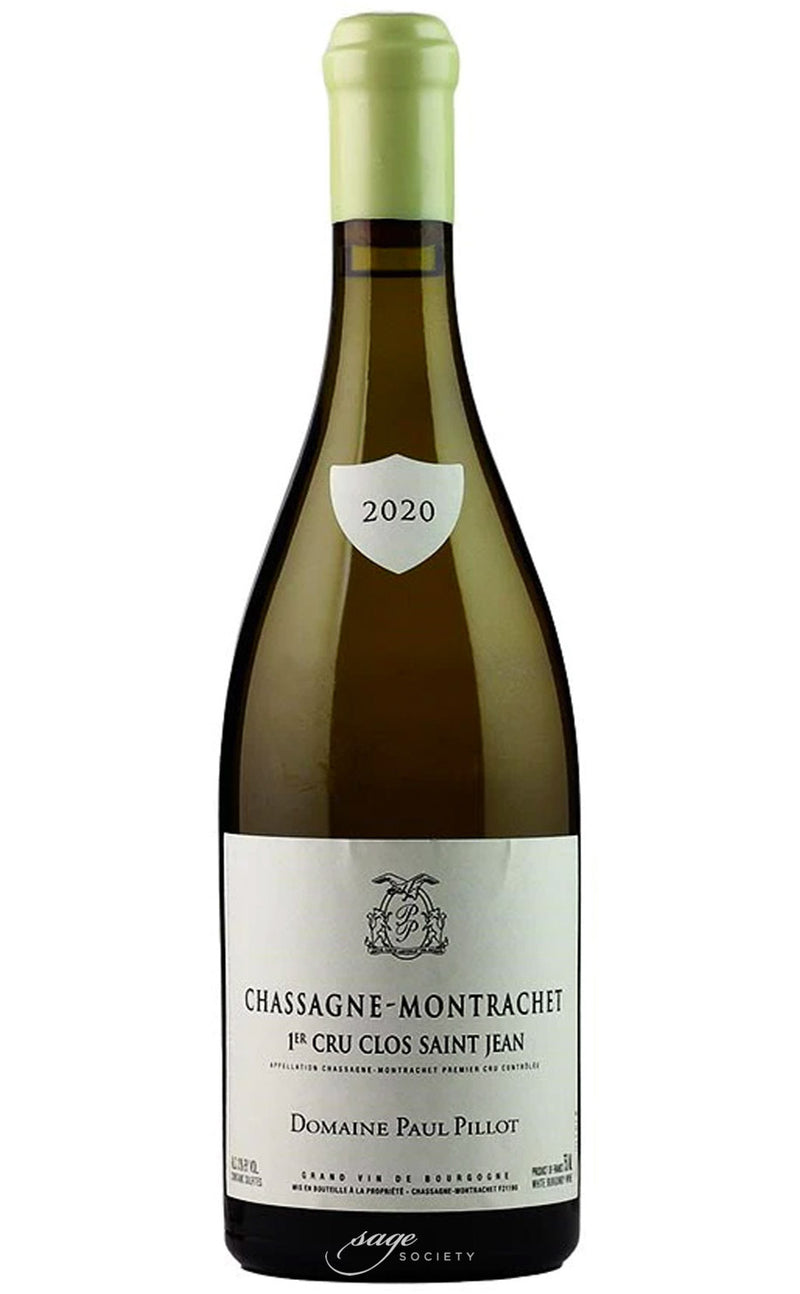 2020 Paul Pillot Chassagne-Montrachet 1er Cru Clos St. Jean Blanc 3L